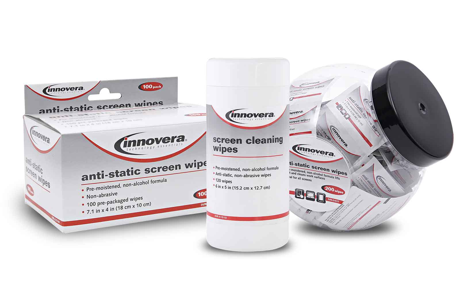 Innovera cleaning wipes family of products